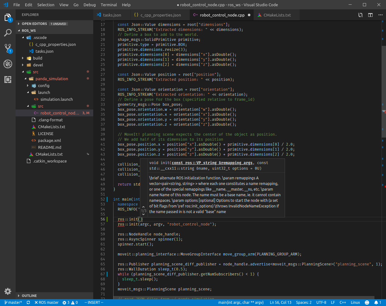 ROS development with Visual Studio Code – Dr. Erdal Pekel