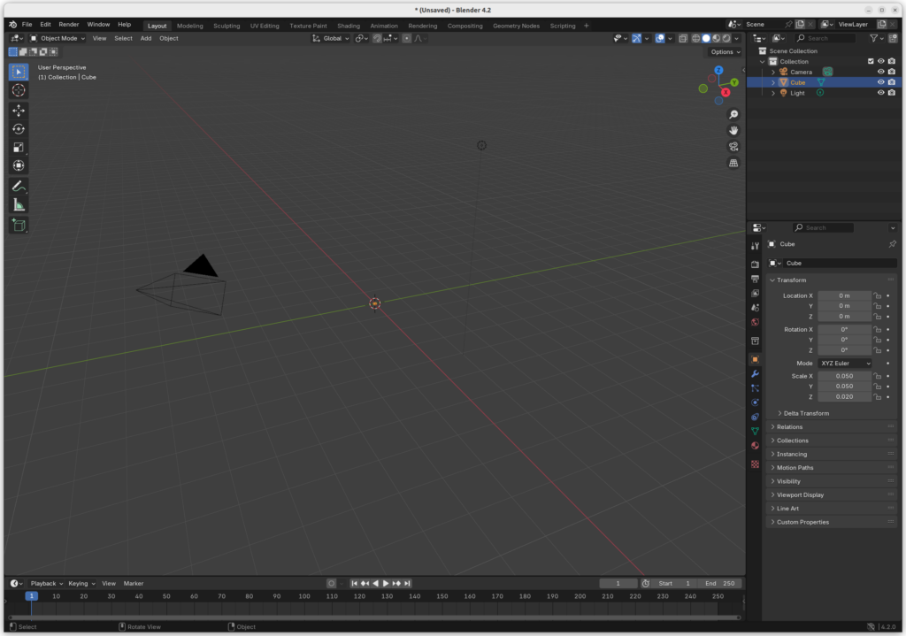 Scale Cube to Desired Dimensions